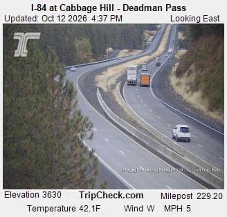 I-84 at Cabbage Hill - Deadman Pass