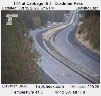 I-84 at Cabbage Hill - Deadman Pass