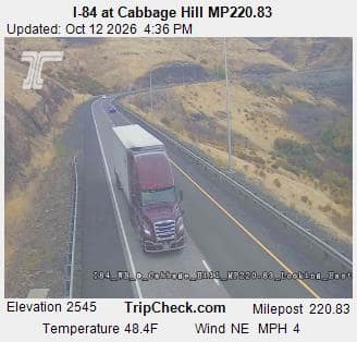I-84 at Cabbage Hill MP220.83