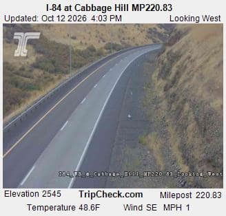 I-84 at Cabbage Hill MP220.83