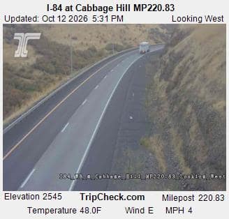 I-84 at Cabbage Hill MP220.83