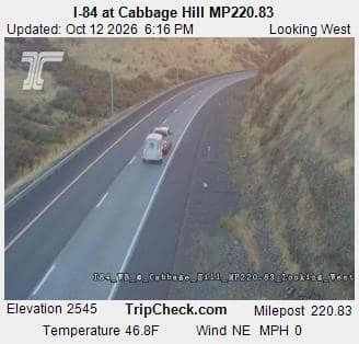 I-84 at Cabbage Hill MP220.83