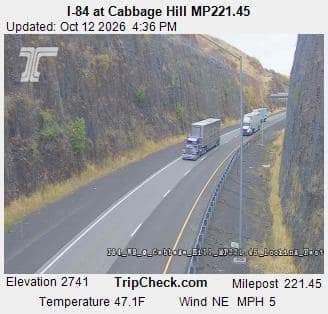 I-84 at Cabbage Hill MP221.45