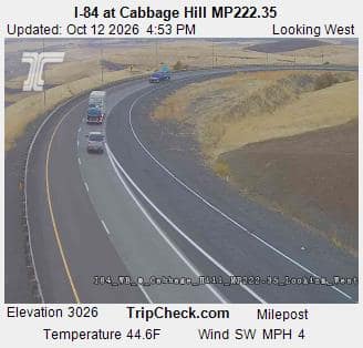 I-84 at Cabbage Hill MP222.35