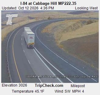 I-84 at Cabbage Hill MP222.35