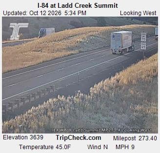 I-84 at Ladd Creek Summit