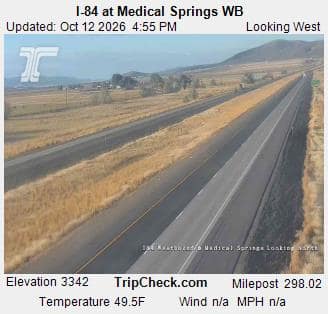I-84 at Medical Springs WB