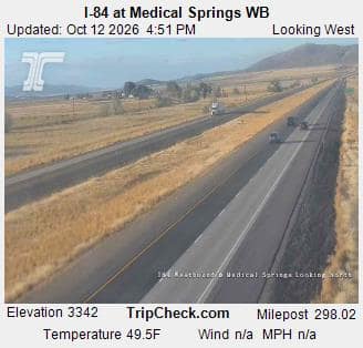 I-84 at Medical Springs WB