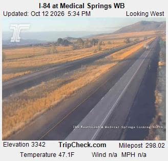 I-84 at Medical Springs WB