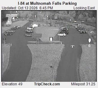 I-84 at Multnomah Falls Parking