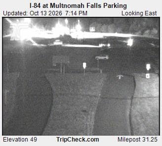 I-84 at Multnomah Falls Parking