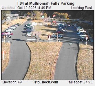 I-84 at Multnomah Falls Parking
