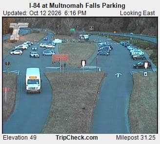 I-84 at Multnomah Falls Parking