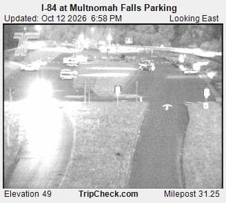 I-84 at Multnomah Falls Parking