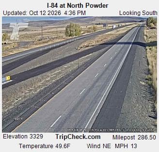 I-84 at North Powder
