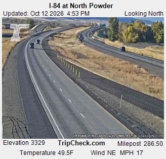 I-84 at North Powder