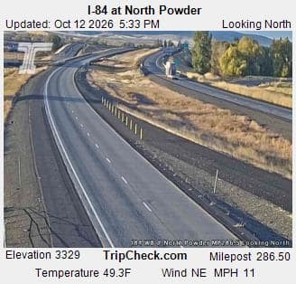 I-84 at North Powder
