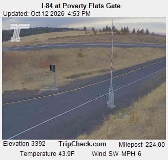 I-84 at Poverty Flats Gate