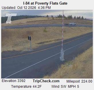 I-84 at Poverty Flats Gate