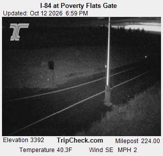 I-84 at Poverty Flats Gate
