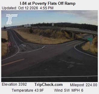 I-84 at Poverty Flats Off Ramp