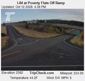 I-84 at Poverty Flats Off Ramp