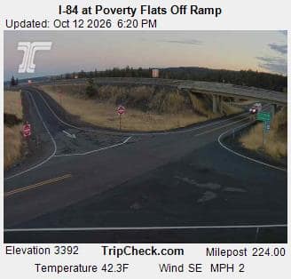 I-84 at Poverty Flats Off Ramp