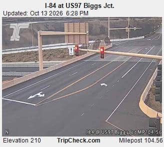 I-84 at US97 Biggs Jct.