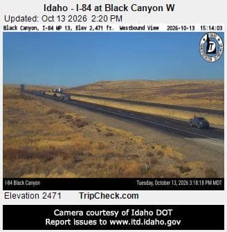 Idaho - I-84 at Black Canyon W