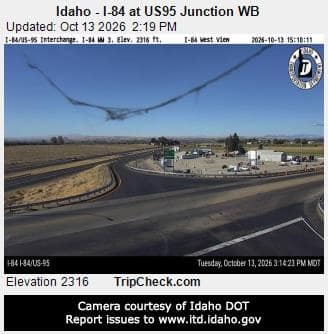 Idaho - I-84 at US95 Junction WB