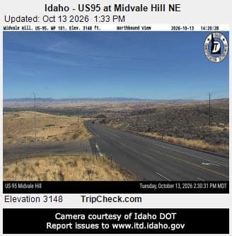 Idaho - US95 at Midvale Hill NE
