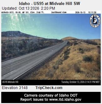 Idaho - US95 at Midvale Hill SW