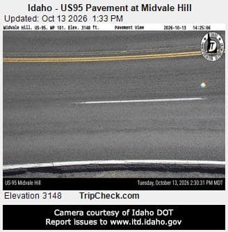 Idaho - US95 Pavement at Midvale Hill