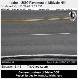 Idaho - US95 Pavement at Midvale Hill