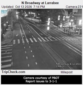 N Broadway at Larrabee