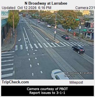 N Broadway at Larrabee