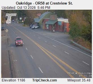 Oakridge - OR58 at Crestview St.
