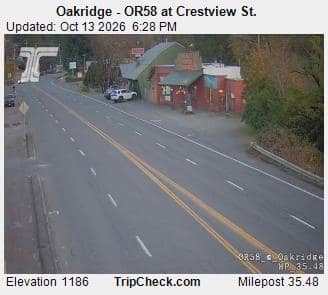 Oakridge - OR58 at Crestview St.