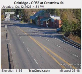 Oakridge - OR58 at Crestview St.