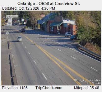 Oakridge - OR58 at Crestview St.