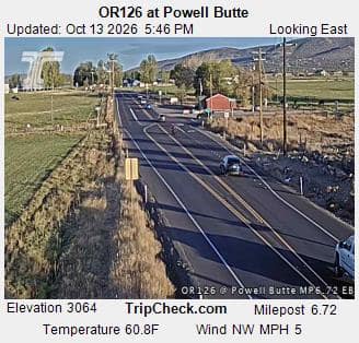 OR126 at Powell Butte