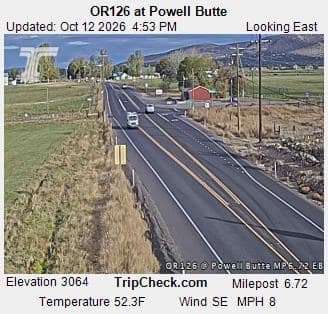 OR126 at Powell Butte