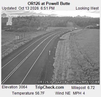 OR126 at Powell Butte