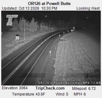 OR126 at Powell Butte