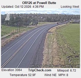 OR126 at Powell Butte