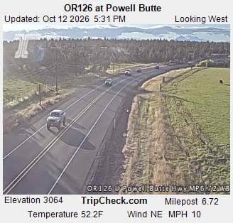 OR126 at Powell Butte