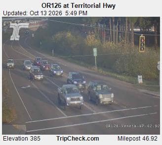 OR126 at Territorial Hwy