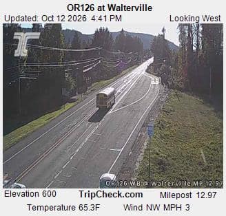 OR126 at Walterville