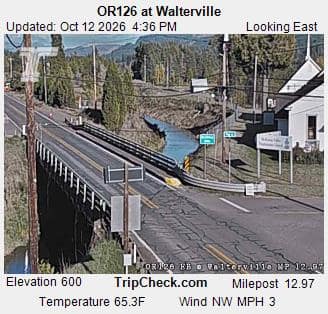 OR126 at Walterville