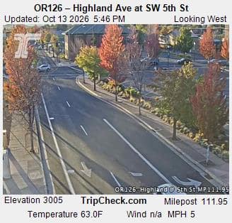 OR126 – Highland Ave at SW 5th St
